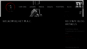 What Martialartscenter.be website looked like in 2018 (5 years ago)