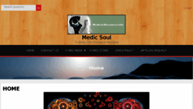 What Medicsoul.com website looked like in 2018 (5 years ago)