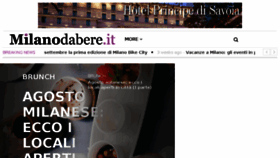 What Milanodabere.it website looked like in 2018 (5 years ago)