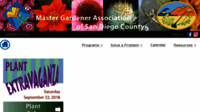 What Mastergardenerssandiego.org website looked like in 2018 (5 years ago)