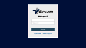 What Mail.bevcomm.net website looked like in 2018 (5 years ago)