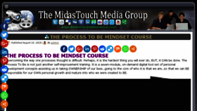 What Midastouchmediagrp.com website looked like in 2018 (5 years ago)