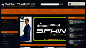What Martial-training-shop.it website looked like in 2018 (5 years ago)