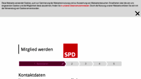 What Mitgliedwerden.spd.de website looked like in 2018 (5 years ago)