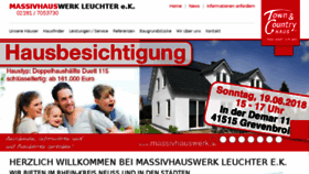 What Massivhauswerk.de website looked like in 2018 (5 years ago)