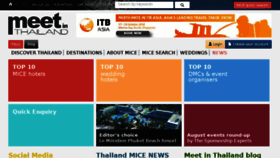 What Meetinthailand.com website looked like in 2018 (5 years ago)