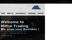 What Mittaltradingcompany.in website looked like in 2018 (5 years ago)