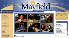 What Mayfieldk12.com website looked like in 2018 (5 years ago)