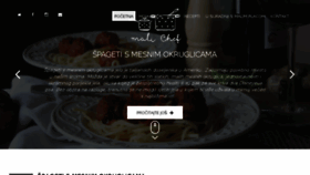 What Malichef.com website looked like in 2018 (5 years ago)