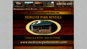 What Medicineparkrentals.com website looked like in 2018 (5 years ago)