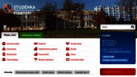 What Mesto-studenka.cz website looked like in 2018 (7 years ago)