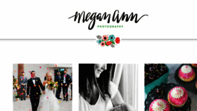 What Meganannphotography.com website looked like in 2018 (5 years ago)