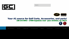 What Mississippigolfcart.com website looked like in 2018 (5 years ago)