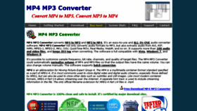 What Mp4-mp3.net website looked like in 2018 (8 years ago)