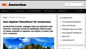 What Mr-amsterdam.de website looked like in 2018 (5 years ago)