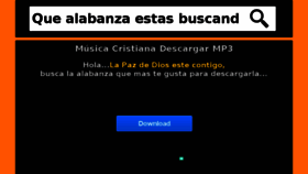 What Mp3cristianos.net website looked like in 2018 (5 years ago)