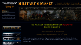 What Military-odyssey.com website looked like in 2018 (5 years ago)