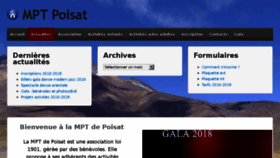 What Mpt-poisat.fr website looked like in 2018 (5 years ago)