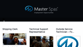 What Masterspasjobs.com website looked like in 2018 (5 years ago)