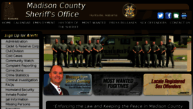 What Madisoncountysheriffal.org website looked like in 2018 (5 years ago)