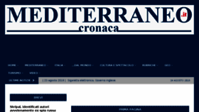 What Mediterraneocronaca.it website looked like in 2018 (5 years ago)