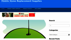What Mobilehomereplacementsupplies.com website looked like in 2018 (5 years ago)