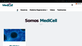 What Medicellcr.com website looked like in 2018 (5 years ago)