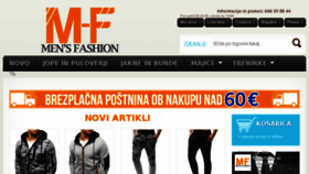 What Mfashion.si website looked like in 2018 (5 years ago)