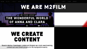 What M2film.dk website looked like in 2018 (5 years ago)