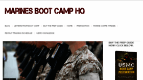 What Marinesbootcamphq.com website looked like in 2018 (5 years ago)