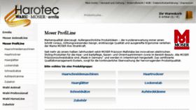 What Moser-profiline-shop.de website looked like in 2018 (5 years ago)