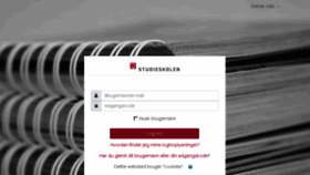 What Moodle.studieskolen.dk website looked like in 2018 (5 years ago)