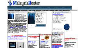 What Malaysiahoster.com website looked like in 2018 (5 years ago)