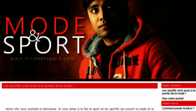 What Modeetsport.com website looked like in 2018 (5 years ago)