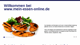 What Mein-essen-online.de website looked like in 2018 (5 years ago)