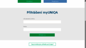 What Myuniqa.cz website looked like in 2018 (5 years ago)
