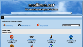 What Muallimun.net website looked like in 2018 (5 years ago)