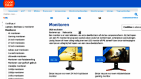 What Monitorstore.nl website looked like in 2018 (5 years ago)