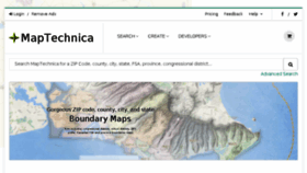 What Maptechnica.com website looked like in 2018 (5 years ago)