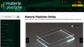 What Materie-plastiche.com website looked like in 2018 (5 years ago)