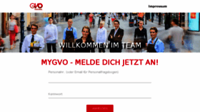 What Mygvo.de website looked like in 2018 (5 years ago)