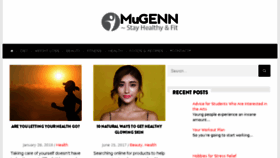 What Mugenn.com website looked like in 2018 (5 years ago)