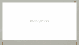What Monographdesign.com website looked like in 2018 (5 years ago)
