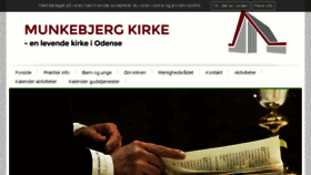 What Munkebjergkirke.dk website looked like in 2018 (5 years ago)
