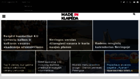 What Madeinklaipeda.lt website looked like in 2018 (5 years ago)
