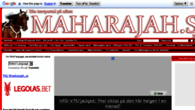 What Maharajah.se website looked like in 2018 (5 years ago)