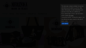 What Merinda.net website looked like in 2018 (5 years ago)