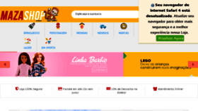 What Mazashop.com.br website looked like in 2018 (5 years ago)