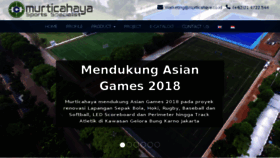 What Murticahaya.co.id website looked like in 2018 (5 years ago)