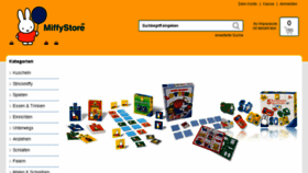 What Miffystore.de website looked like in 2018 (5 years ago)
